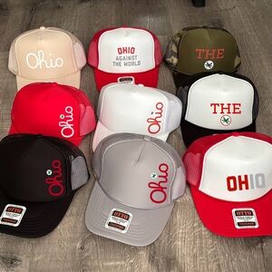 ⭕️🏈🏟 Ohio State OSU Buckeyes Trucker Hats